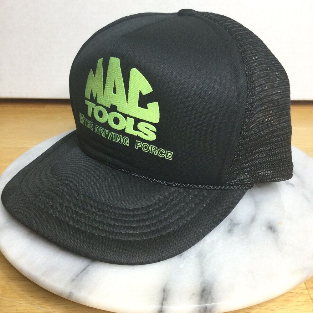 Mac Tools Vintage Trucker Rope Foam‎ Hat Rare SnapBack Adjustable